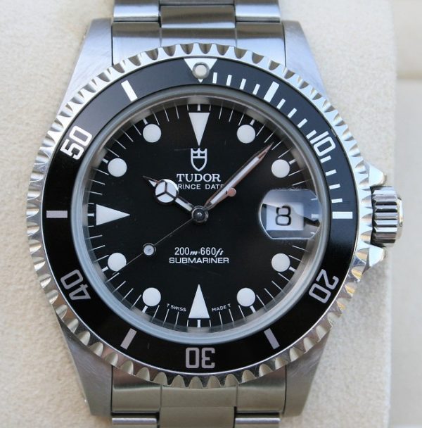 1996 Tudor Submariner 79190 Black Matte Dial, Complete Set & Unpolished